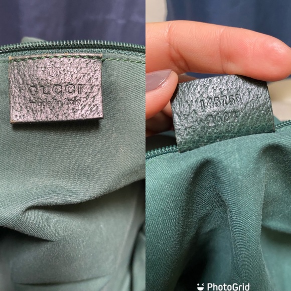 Gucci Beige/Ebony GG Canvas Diaper Bag Tote Bag - Picture 12 of 16